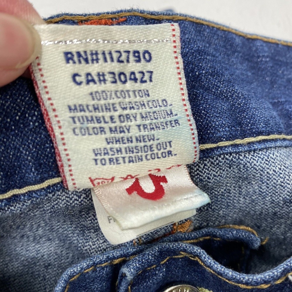 True Religion Mens Sz 36x34 Bobby Jeans - Picture 10 of 12